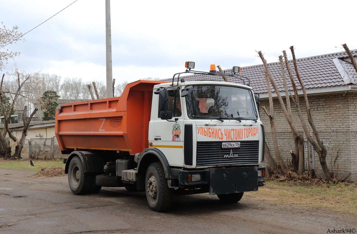 Красноярский край, № В 629 КК 124 — МАЗ-5337A2