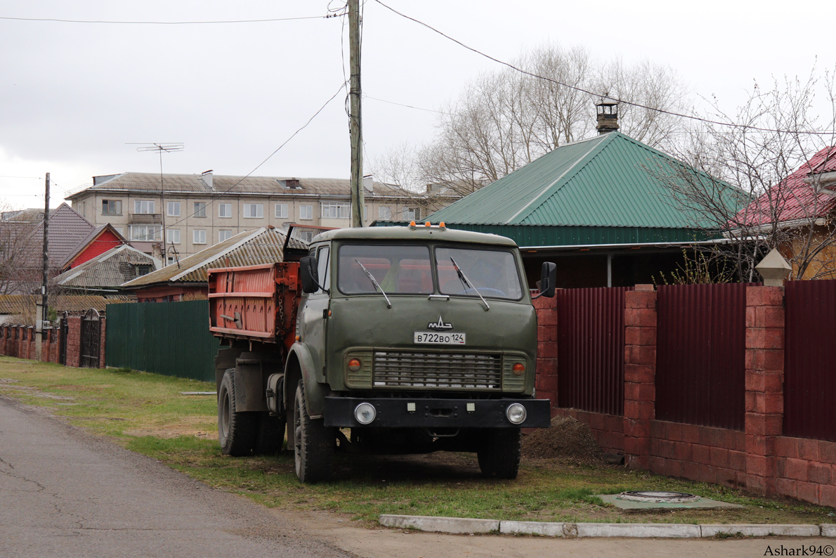 Красноярский край, № В 722 ВО 124 — МАЗ-5334