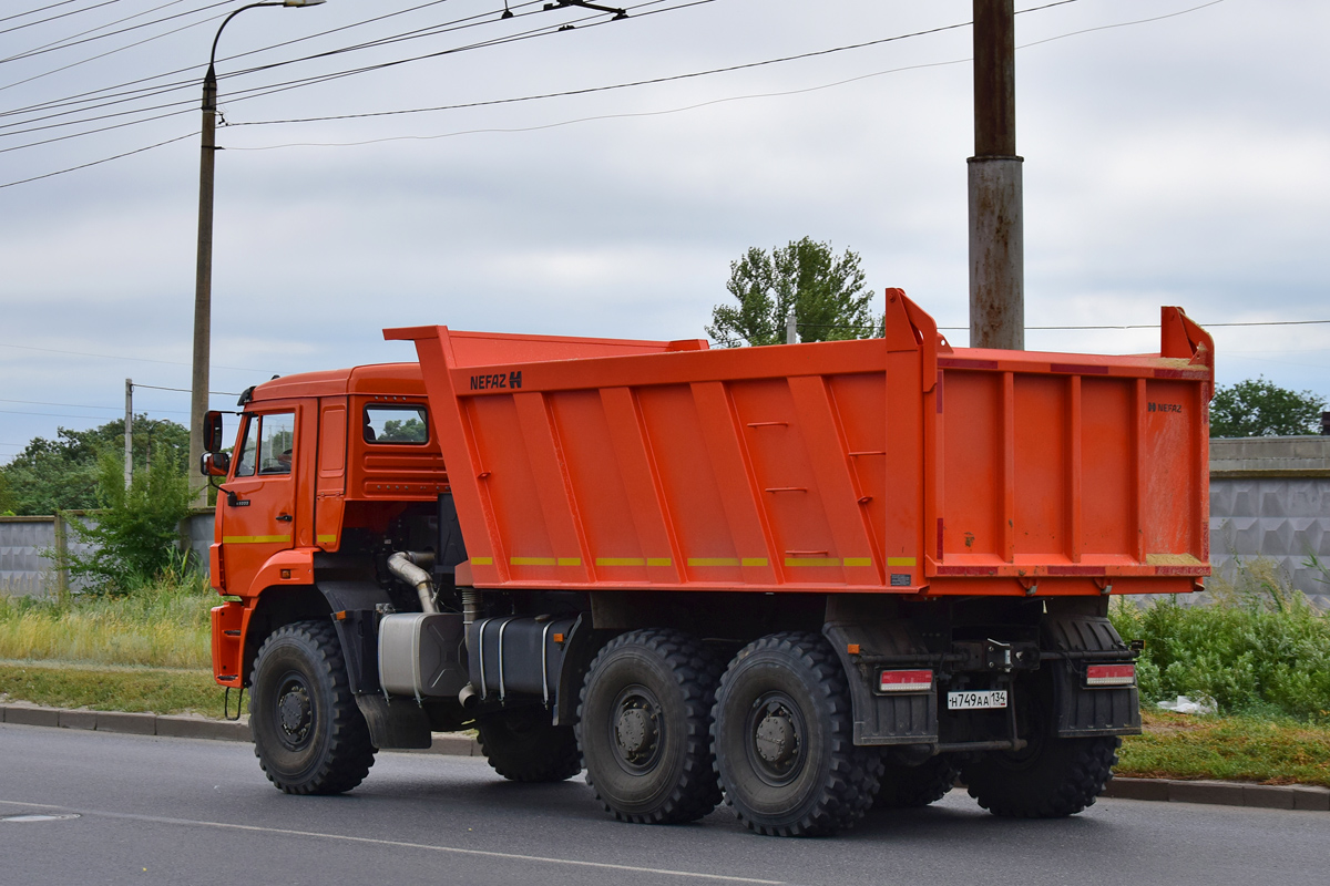 Волгоградская область, № Н 749 АА 134 — КамАЗ-65222-53 [652225]