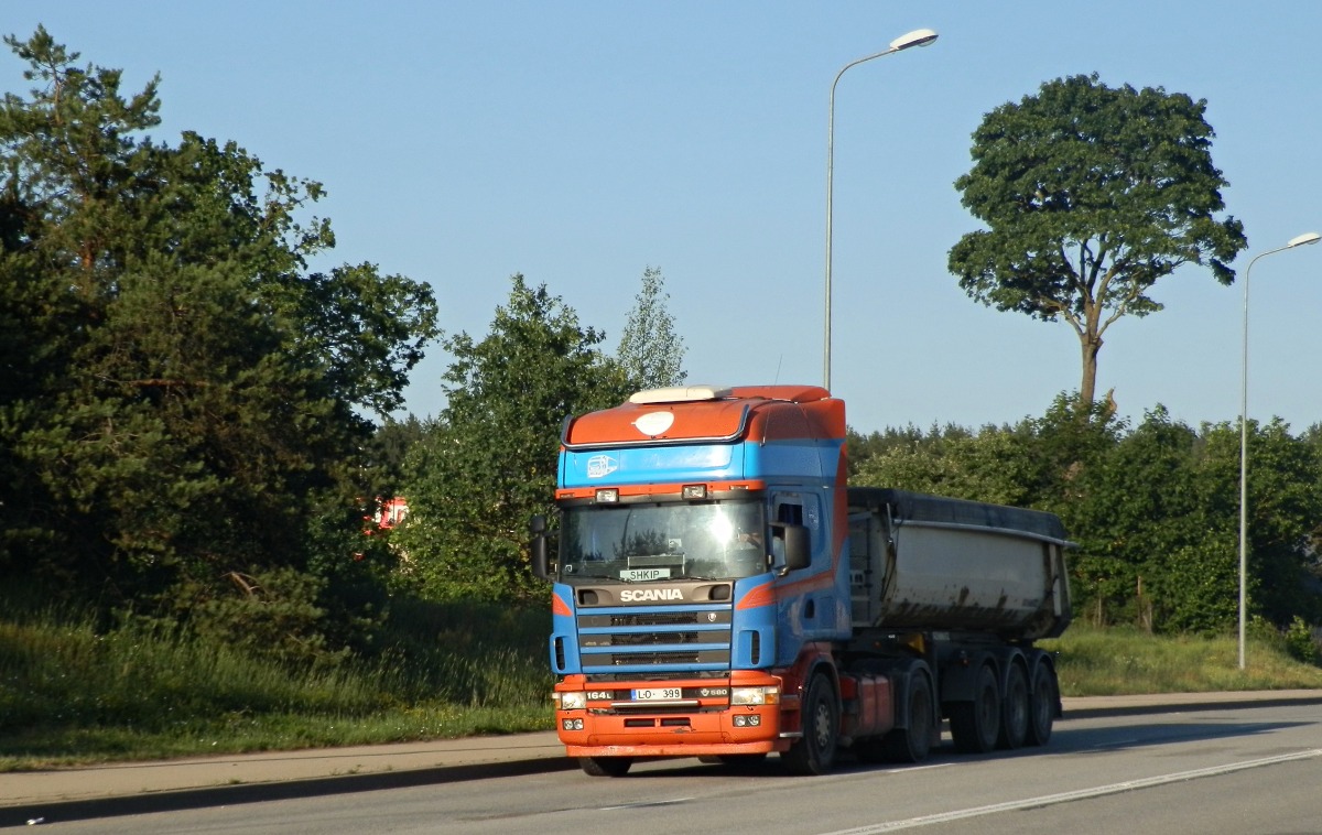 Латвия, № LO-399 — Scania ('1996) R164L