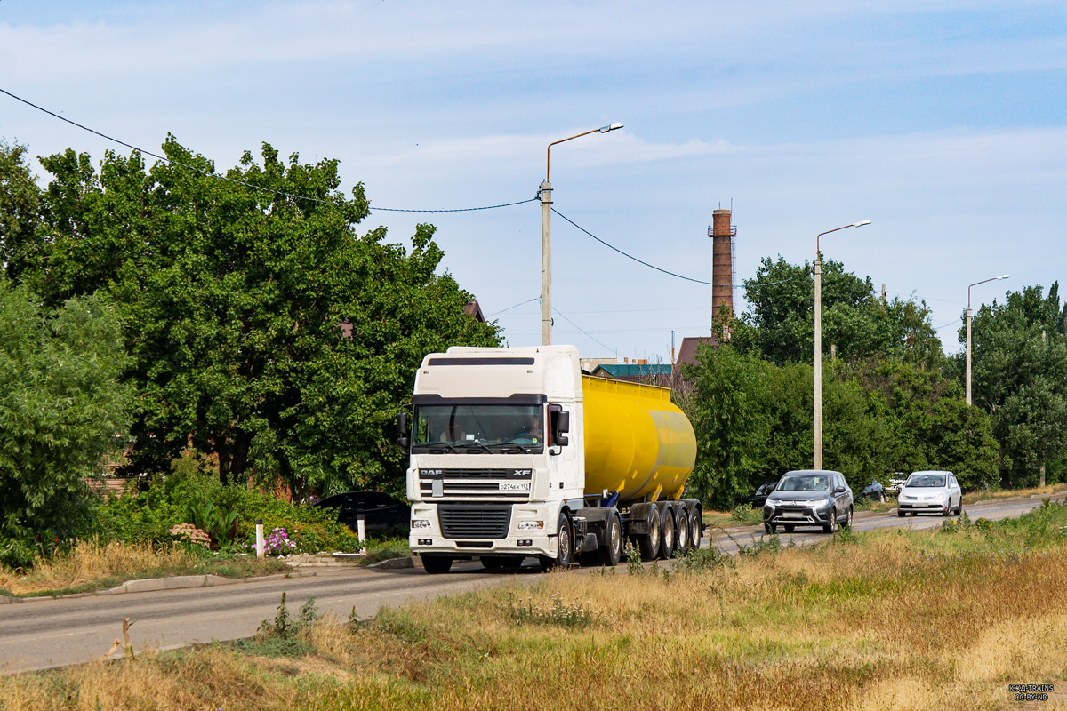 Краснодарский край, № О 274 ЕХ 193 — DAF XF95 FT