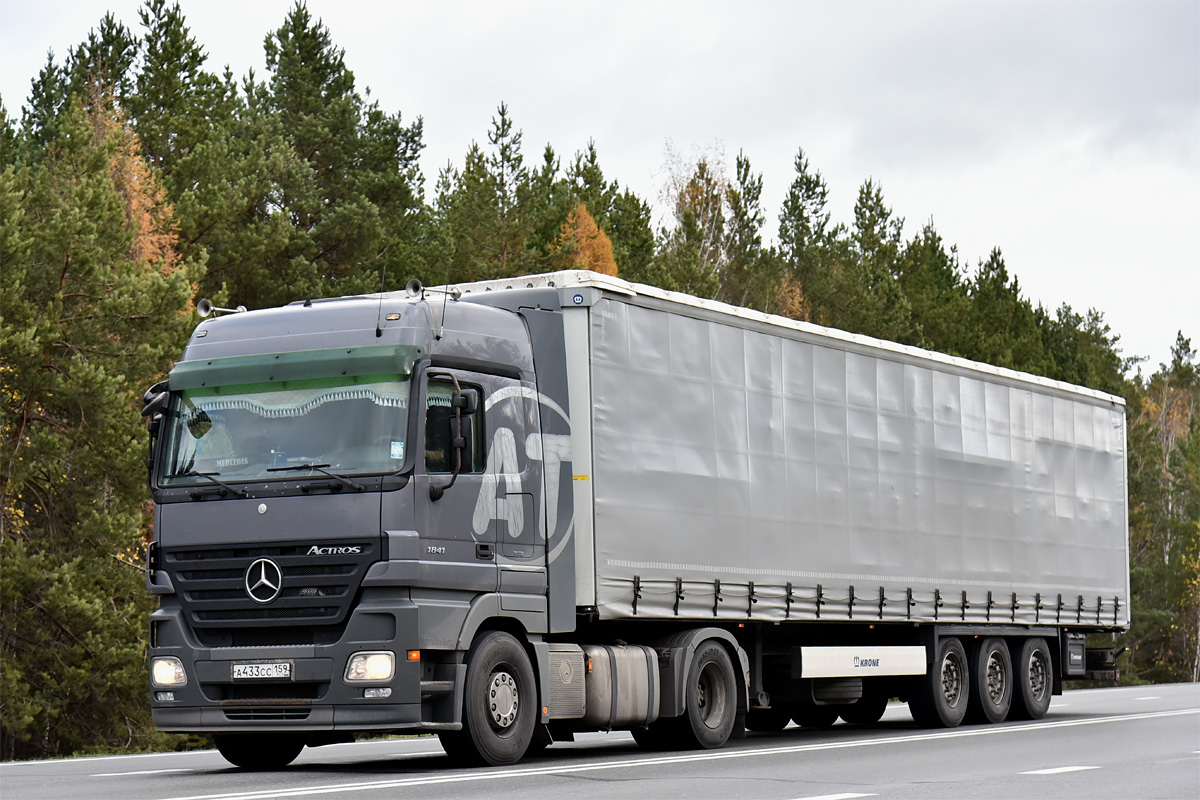 Пермский край, № А 433 СС 159 — Mercedes-Benz Actros ('2003) 1841