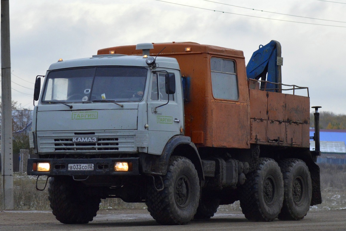 Башкортостан, № В 033 СО 02 — КамАЗ-43114 (общая модель)