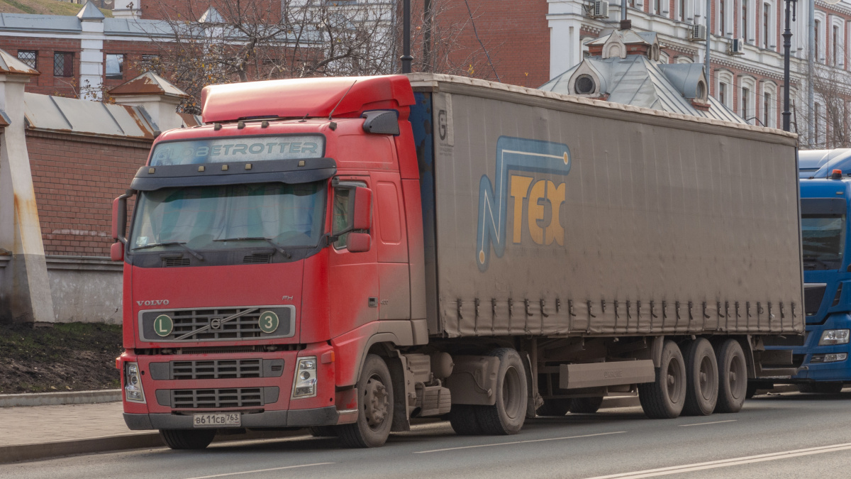 Самарская область, № В 611 СВ 763 — Volvo ('2002) FH12.400