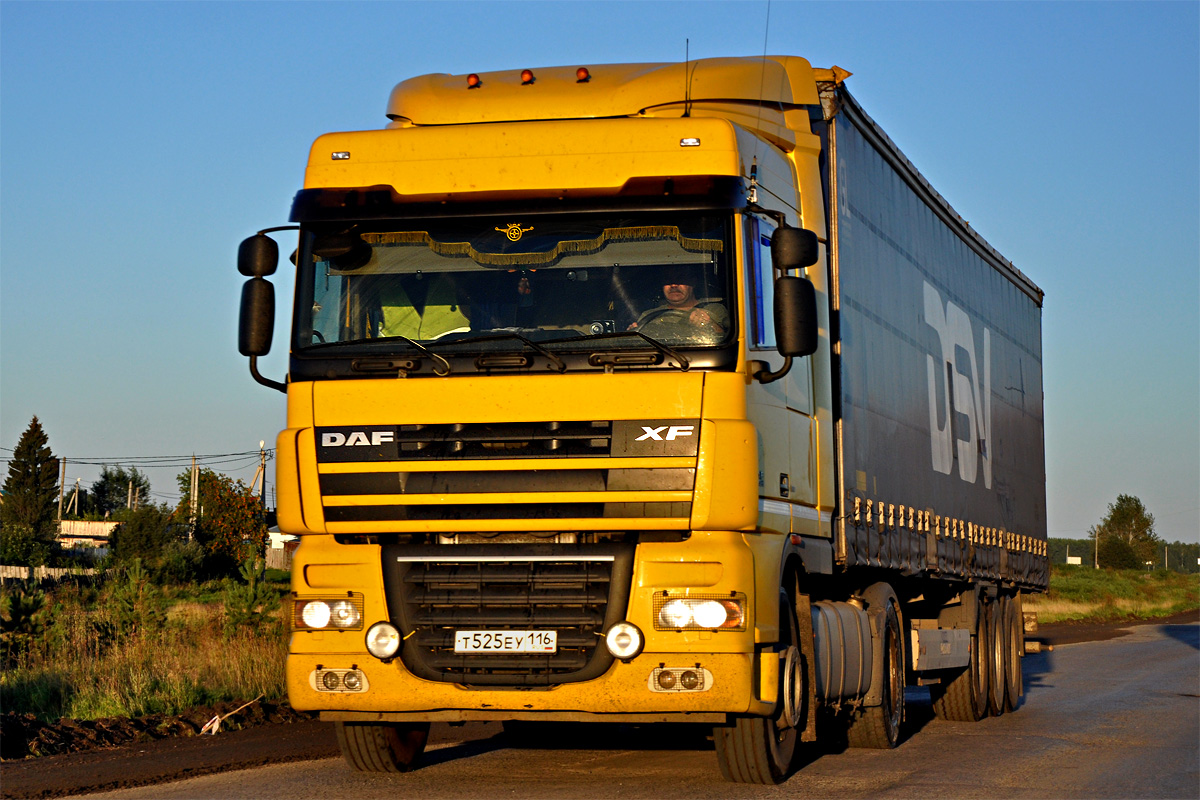 Татарстан, № Т 525 ЕУ 116 — DAF XF105 FT