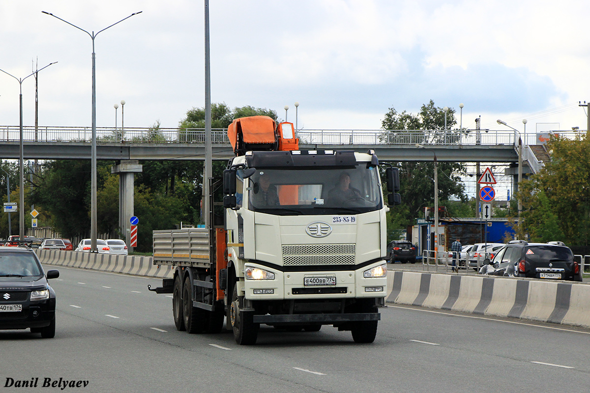 Челябинская область, № Е 400 ВВ 774 — FAW J6 CA3250