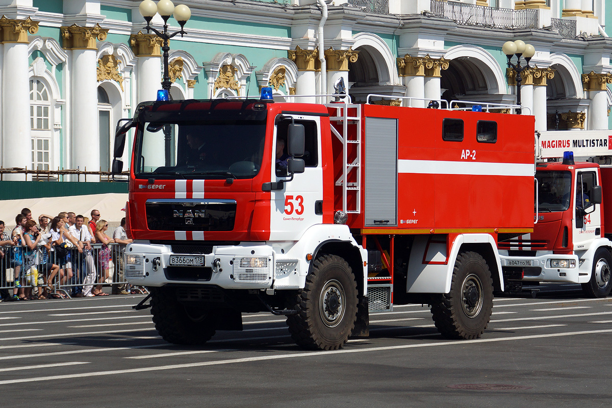 Санкт-Петербург, № В 366 ОМ 178 — MAN TGM 18.330; Санкт-Петербург — Парад, посвящённый 210-летию со дня образования пожарной охраны Санкт‑Петербурга (29.06.2013)