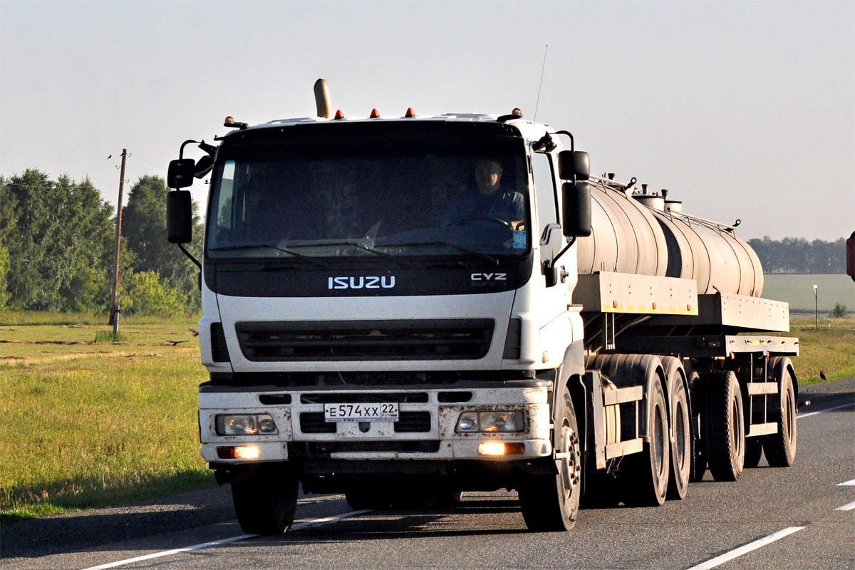 Алтайский край, № Е 574 ХХ 22 — Isuzu Giga CYZ