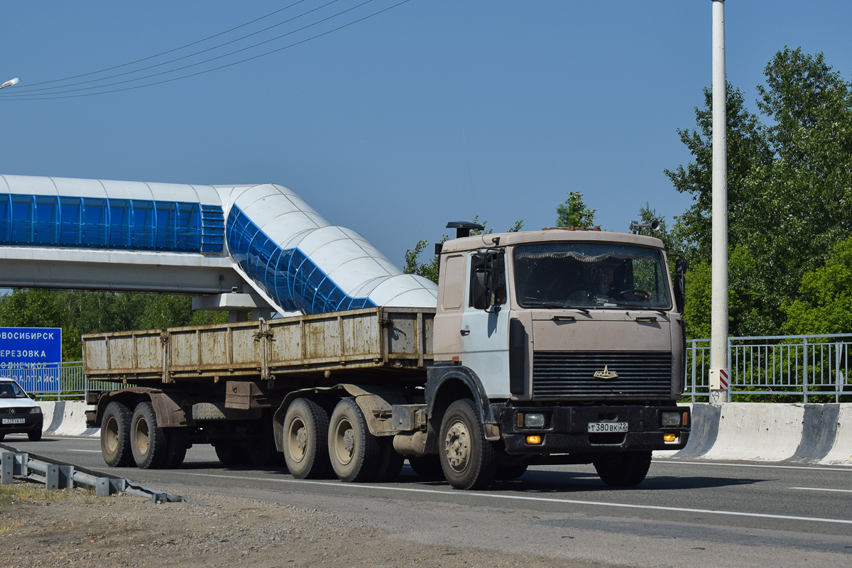 Алтайский край, № Т 380 ВК 22 — МАЗ-64229