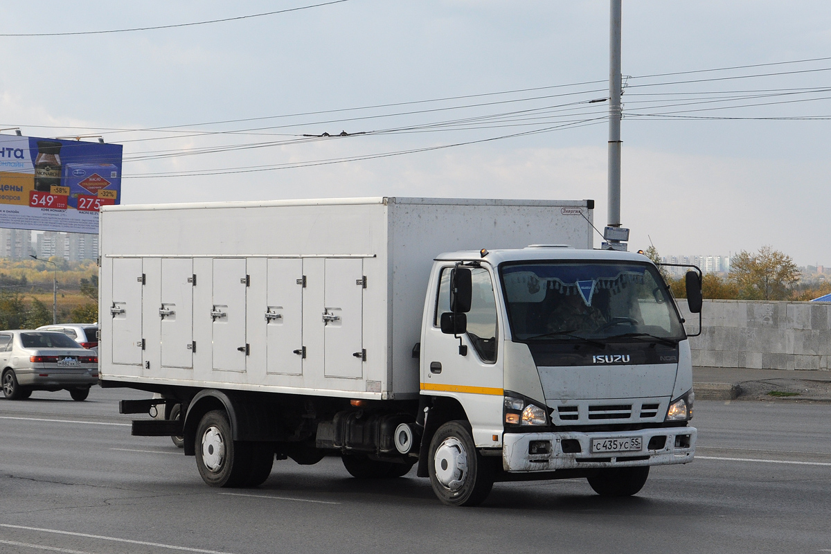 Омская область, № С 435 УС 55 — Isuzu NQR75 [Z7X]