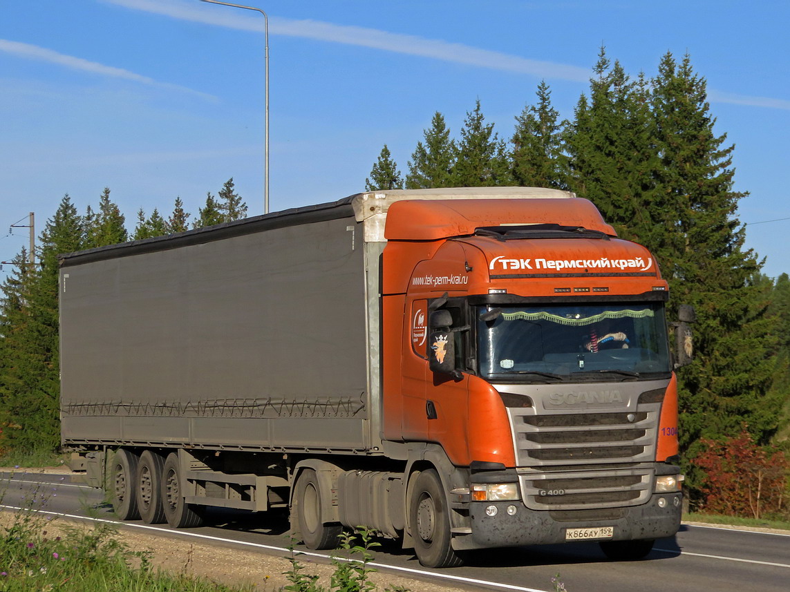 Пермский край, № К 866 АУ 159 — Scania ('2013) G400