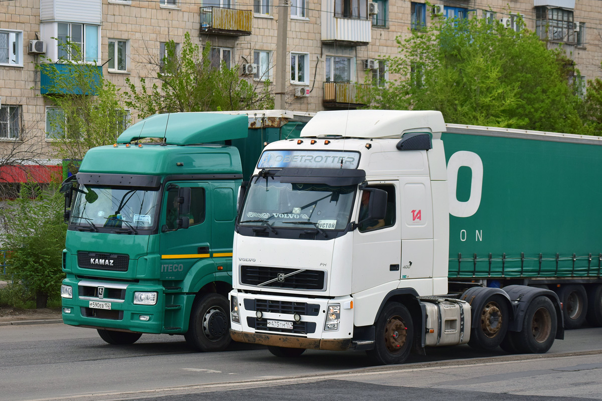 Волгоградская область, № Р 475 ТМ 161 — Volvo ('2002) FH12.400