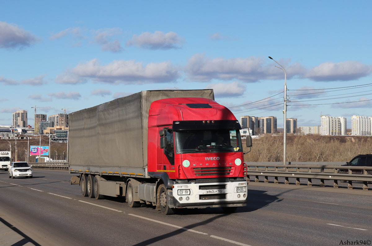 Новосибирская область, № В 863 СР 154 — IVECO Stralis ('2007) 430