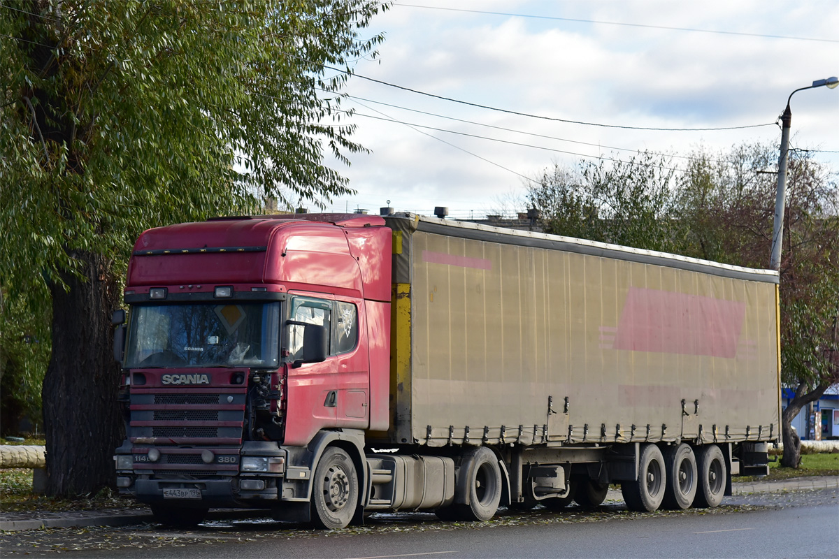 Свердловская область, № Е 443 ВР 196 — Scania ('1996) R114L