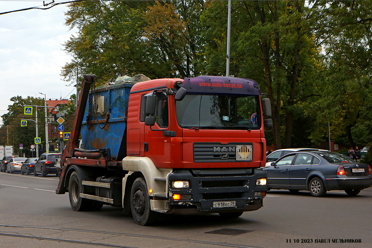 Калининградская область, № С 918 ЕС 39 — MAN TGA 18.440