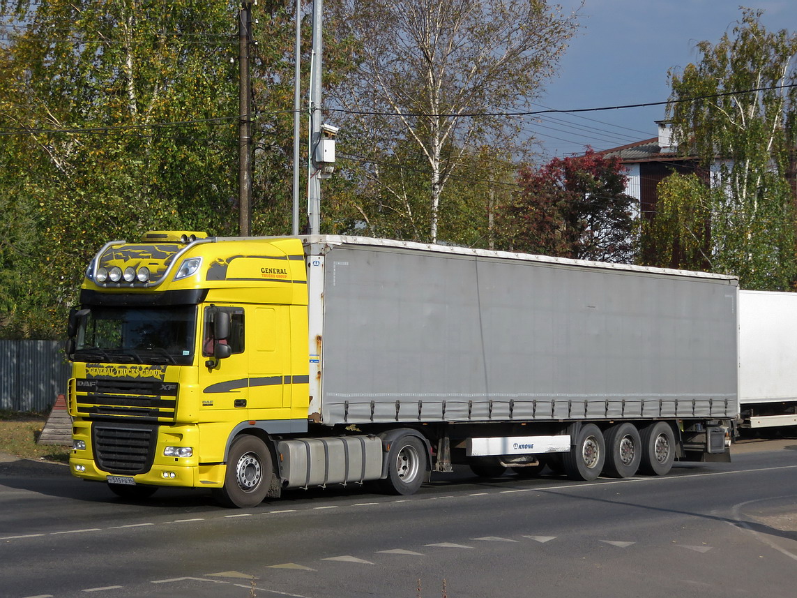 Свердловская область, № У 515 РВ 96 — DAF XF105 FT