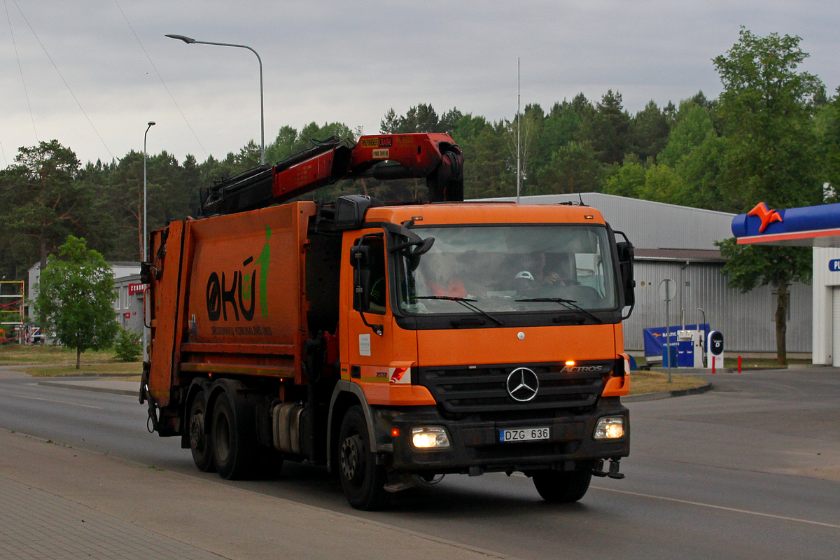 Литва, № DZG 636 — Mercedes-Benz Actros ('2003) 2532