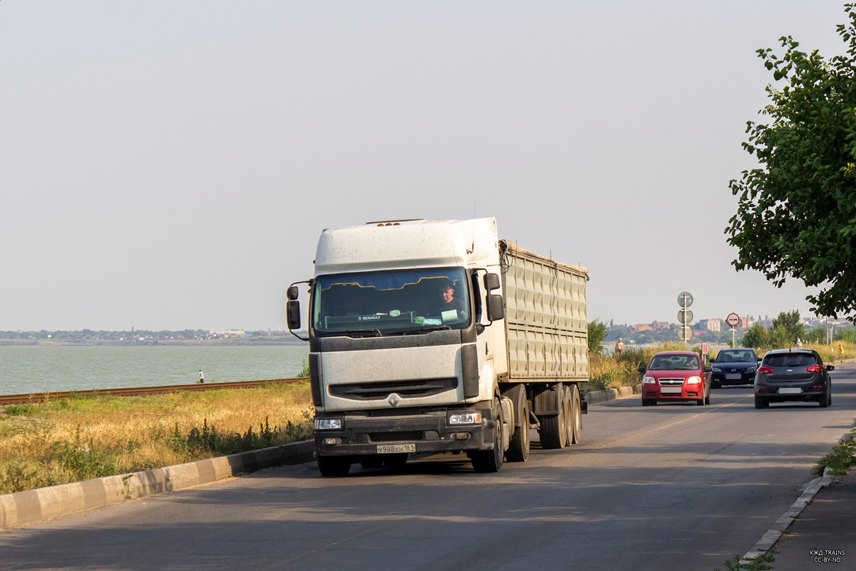 Ростовская область, № У 988 ХН 161 — Renault Premium ('1996)