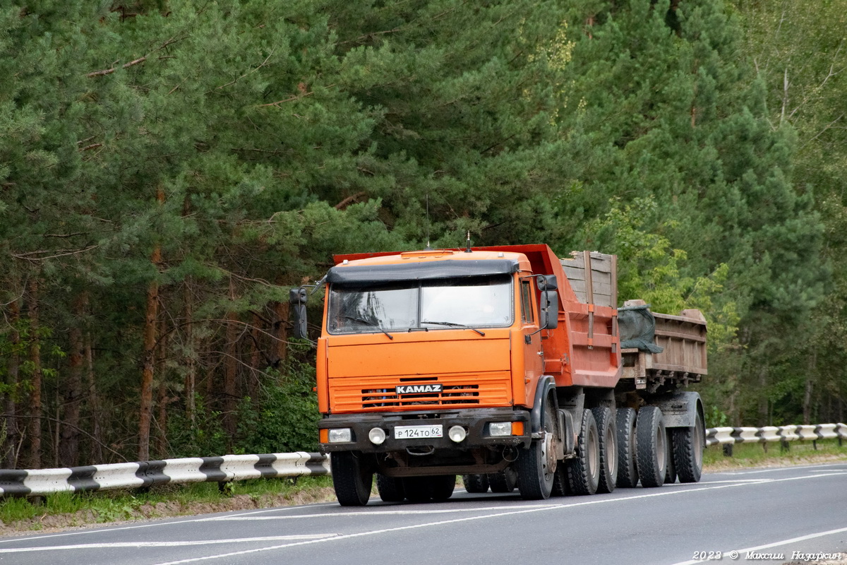 Рязанская область, № Р 124 ТО 62 — КамАЗ-55111-02 [55111C]