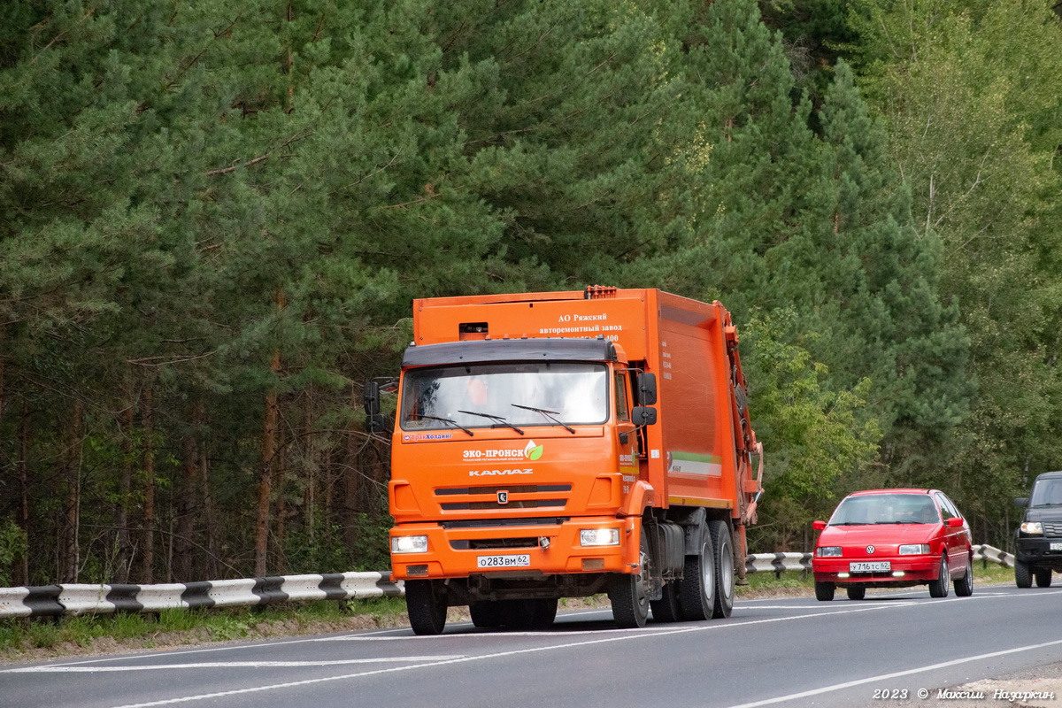 Рязанская область, № О 283 ВМ 62 — КамАЗ-65115-A5