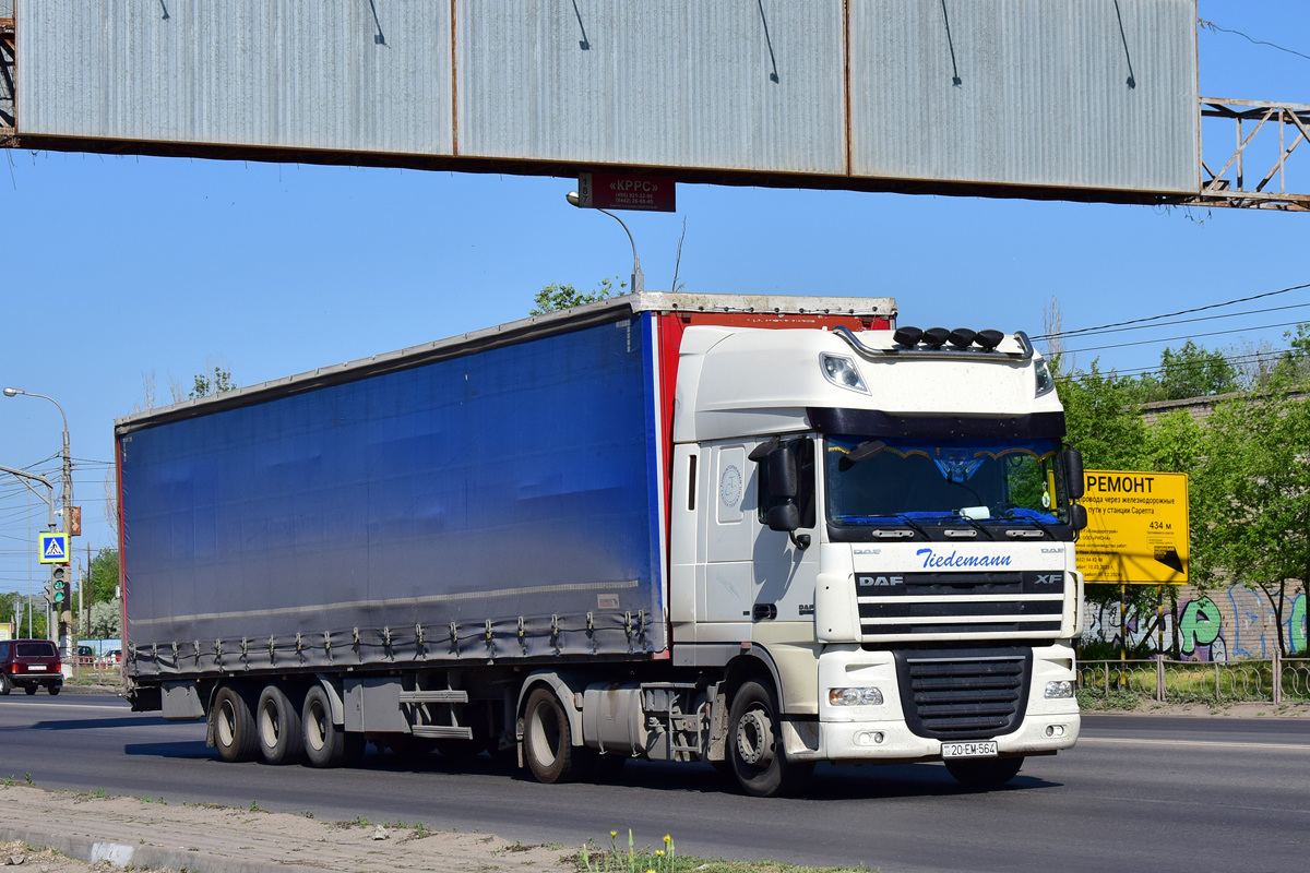 Азербайджан, № 20-EM-564 — DAF XF105 FT