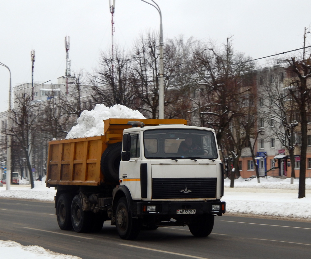 Витебская область, № АВ 5595-2 — МАЗ-5516 (общая модель)