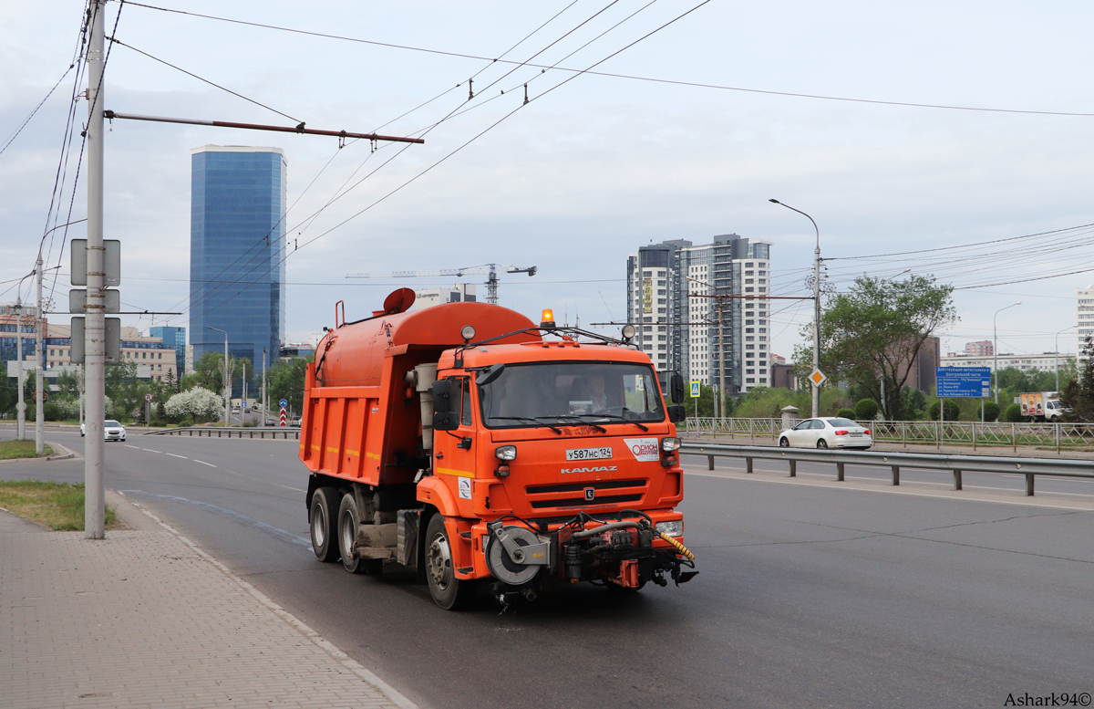 Красноярский край, № У 587 НС 124 — КамАЗ-65115-L4