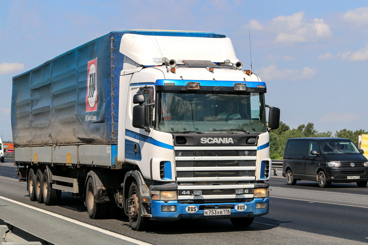 Санкт-Петербург, № К 753 ХВ 178 — Scania ('1996) R144L