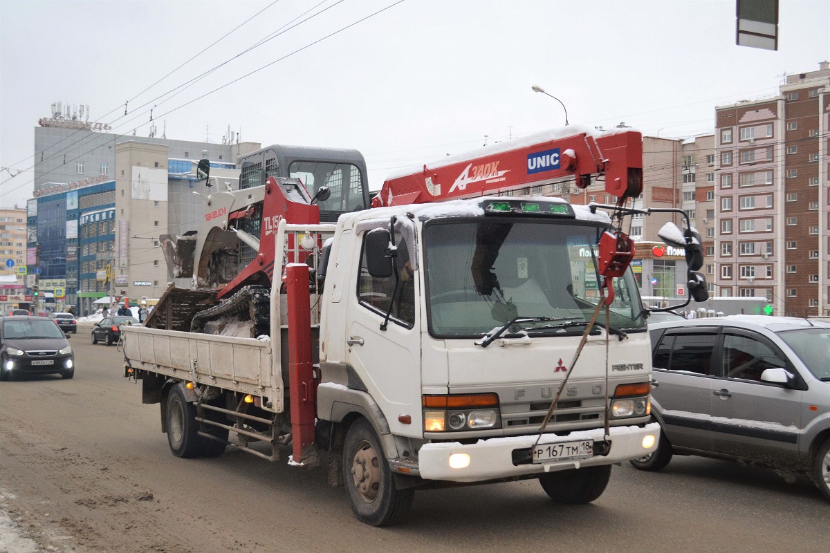 Удмуртия, № Р 167 ТМ 18 — Mitsubishi Fuso Fighter; Удмуртия — Разные фотографии (Спецтехника)