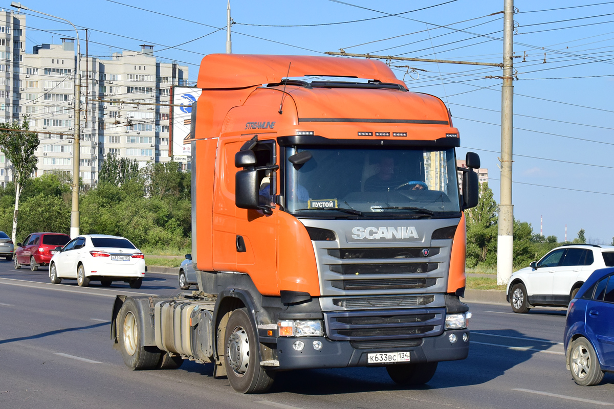 Волгоградская область, № К 633 ВС 134 — Scania ('2013) R440