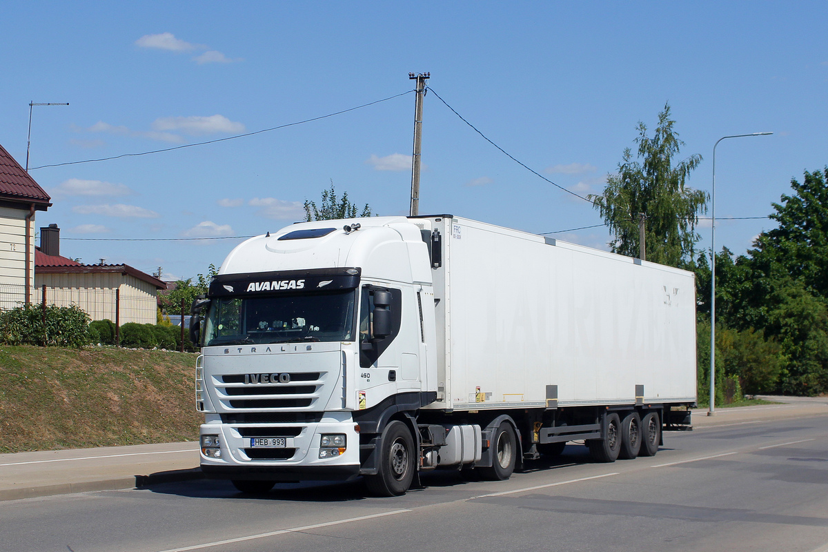 Литва, № HEB 993 — IVECO Stralis ('2007) 450