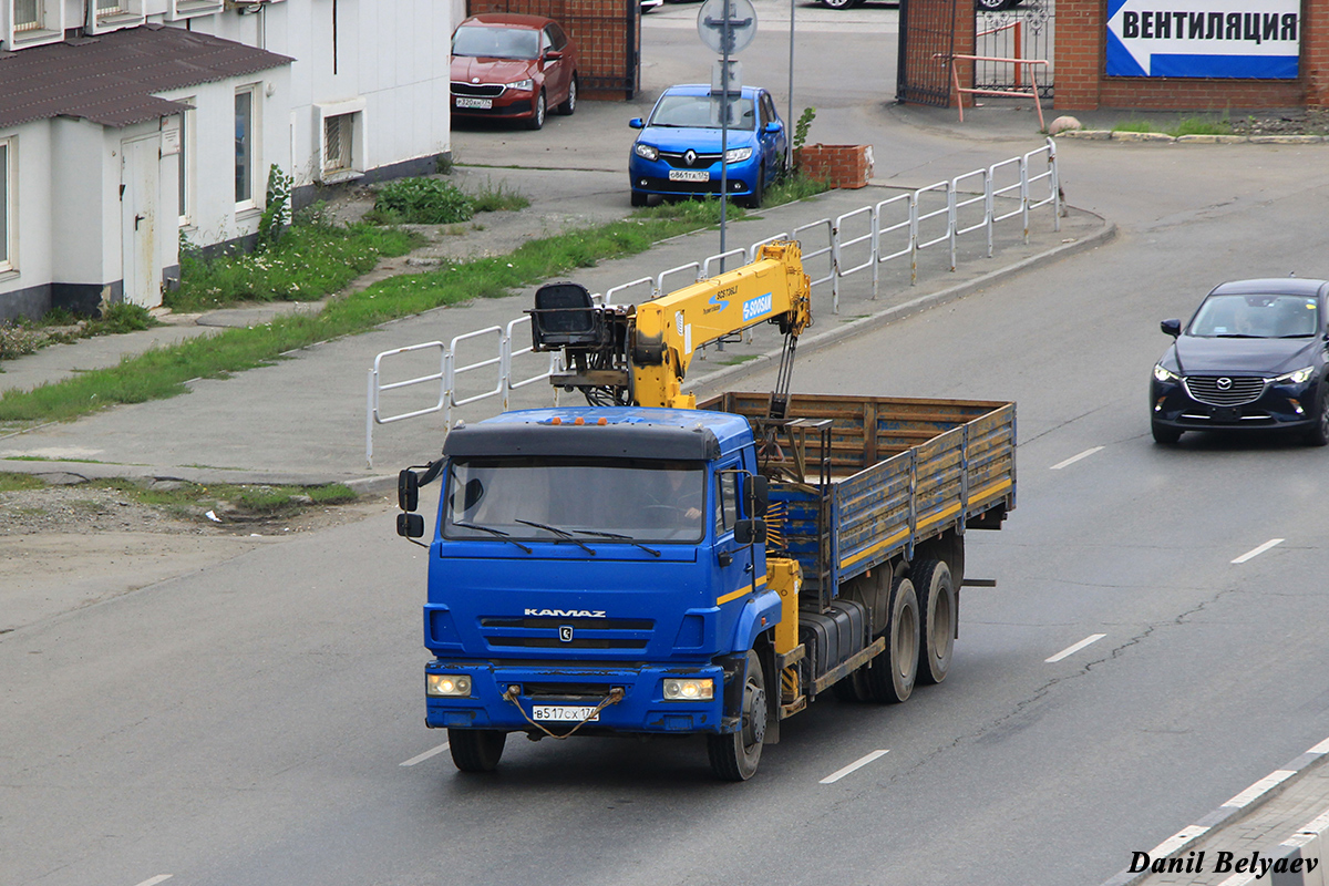 Челябинская область, № В 517 СХ 174 — КамАЗ-65117-N3