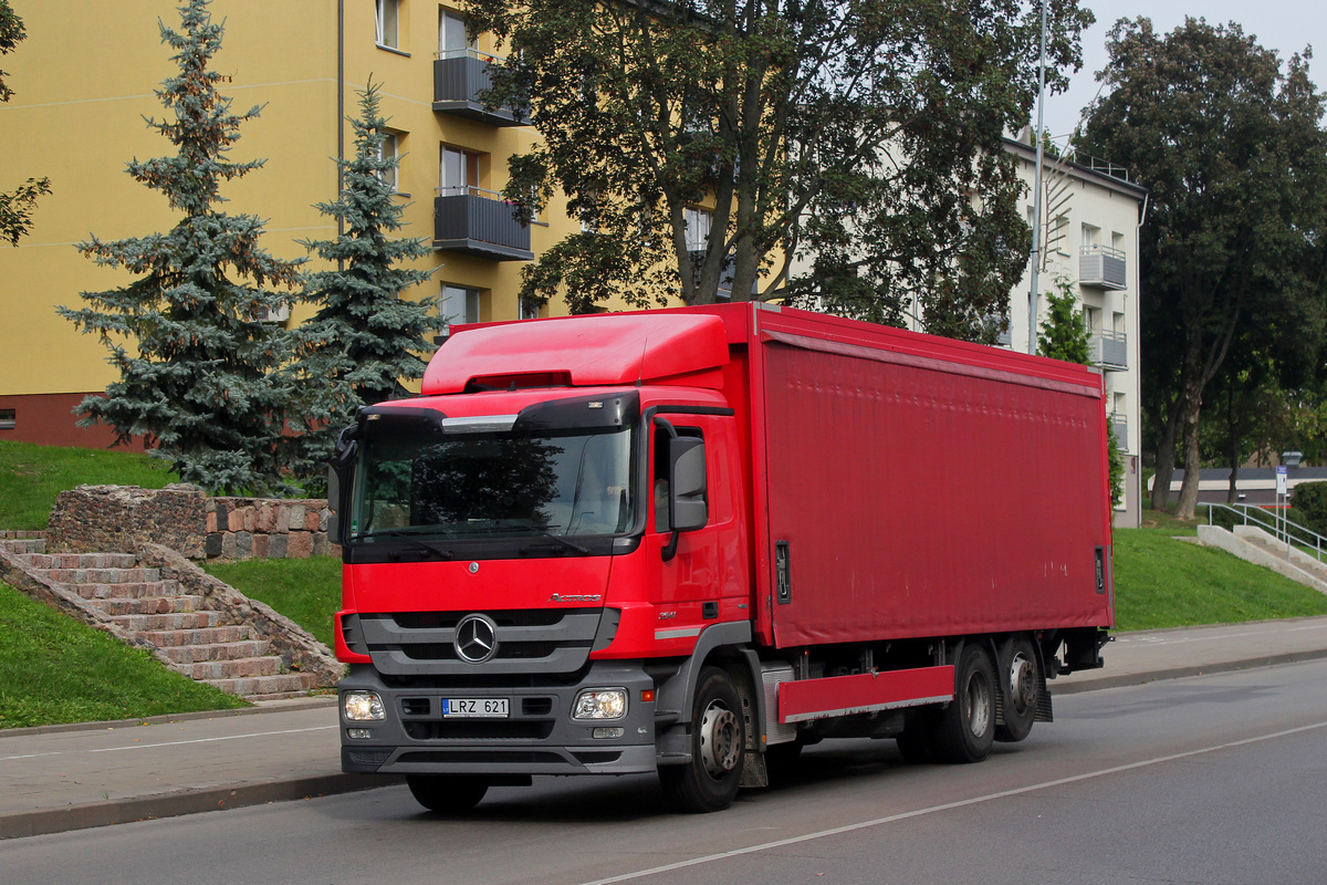 Литва, № LRZ 621 — Mercedes-Benz Actros ('2009) 2541