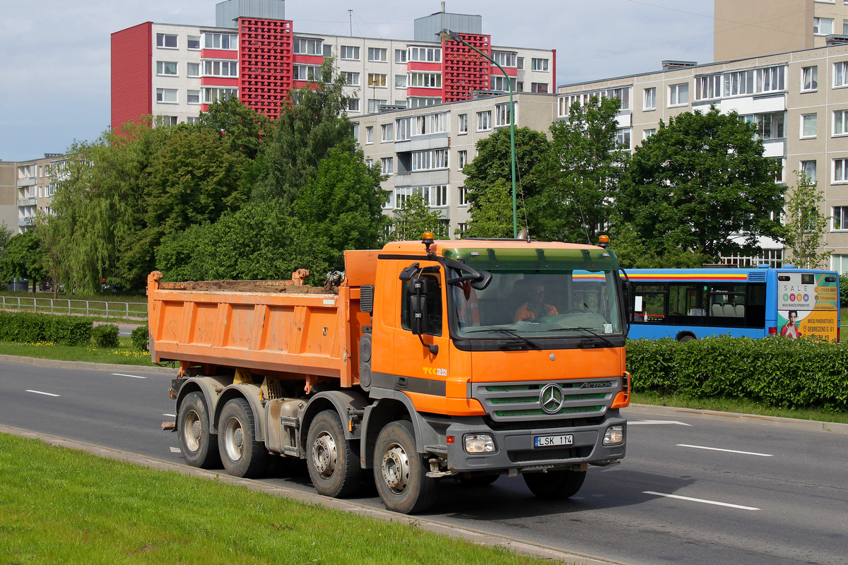 Литва, № LSK 114 — Mercedes-Benz Actros ('2003)