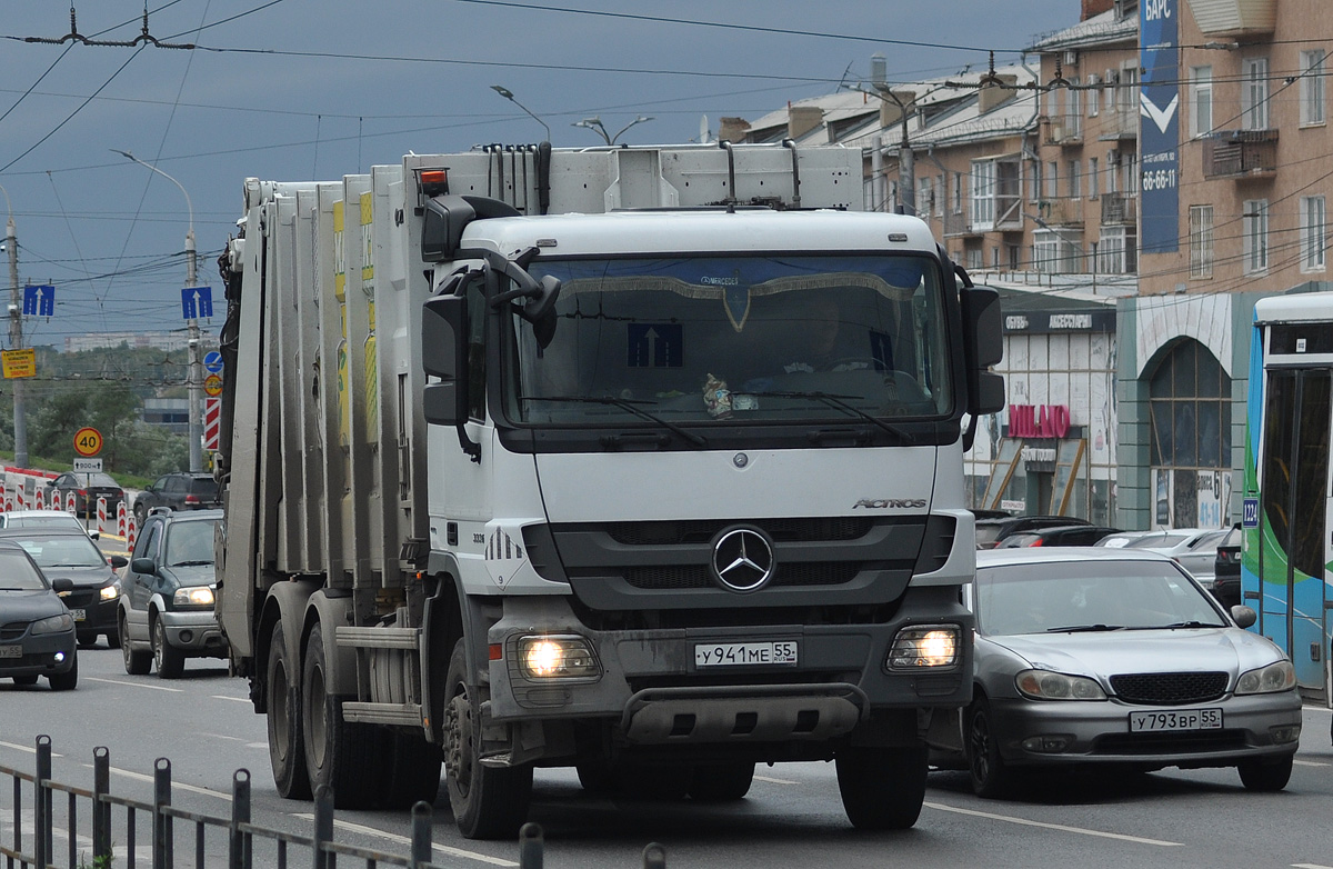 Омская область, № У 941 МЕ 55 — Mercedes-Benz Actros '09 3336 [Z9M]