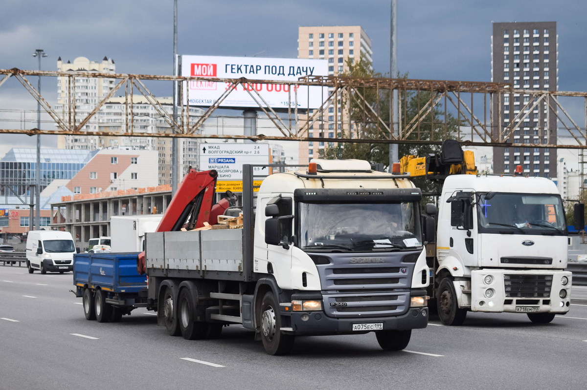 Калужская область, № А 075 ЕС 199 — Scania ('2004) P340