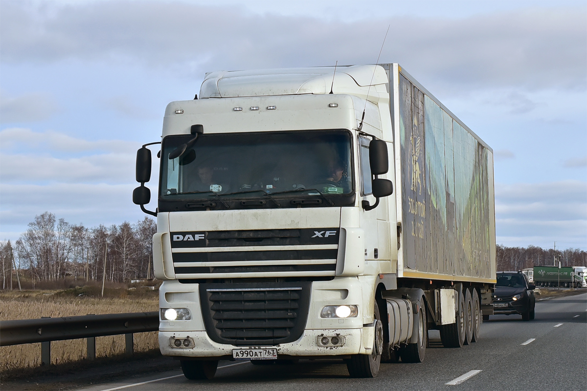 Самарская область, № А 990 АТ 763 — DAF XF105 FT