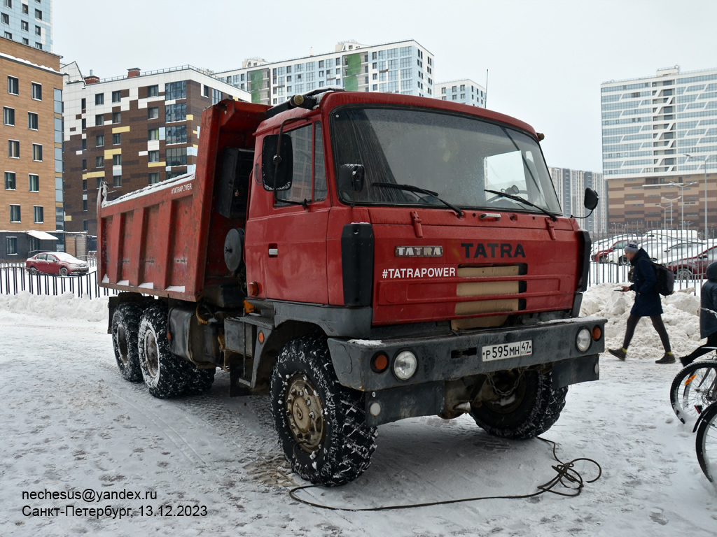 Санкт-Петербург, № Р 595 МН 47 — Tatra 815-2 S1