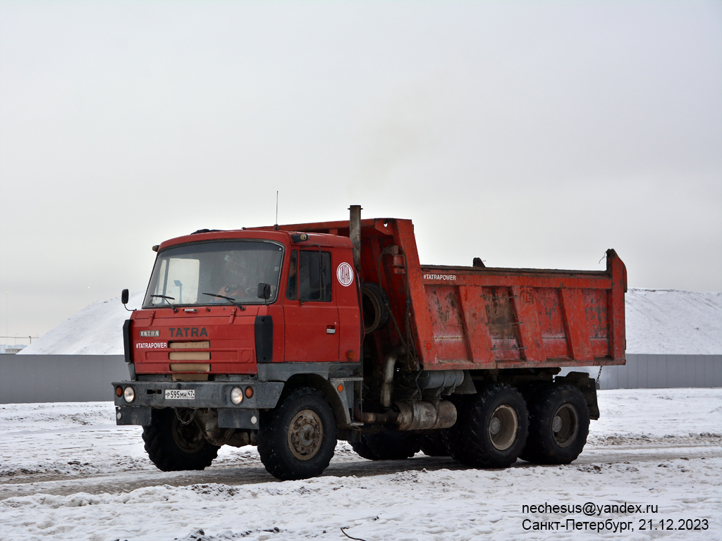 Санкт-Петербург, № Р 595 МН 47 — Tatra 815-2 S1