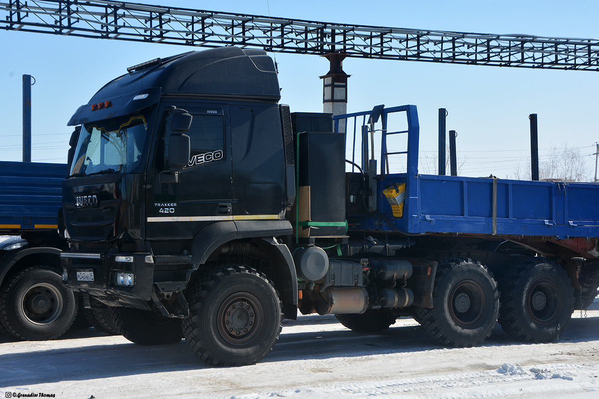 Саха (Якутия), № М 345 НЕ 14 — IVECO Trakker ('2007)