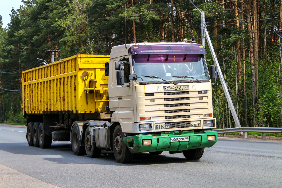 Санкт-Петербург, № О 502 ОВ 78 — Scania (III) R113M