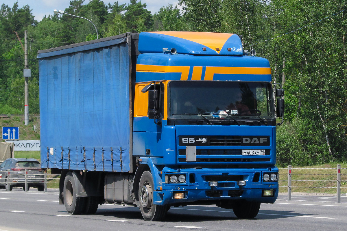 Калужская область, № М 403 ХУ 71 — DAF 95 FA