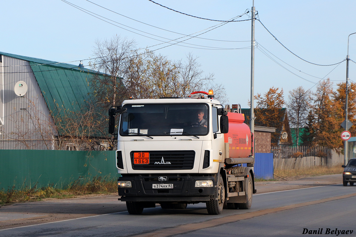 Ненецкий автономный округ, № А 374 КК 83 — МАЗ-5340B2