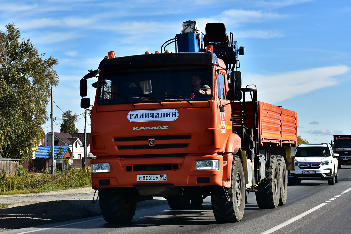 Ямало-Ненецкий автоном.округ, № С 802 СУ 89 — КамАЗ-43118 (общая модель)