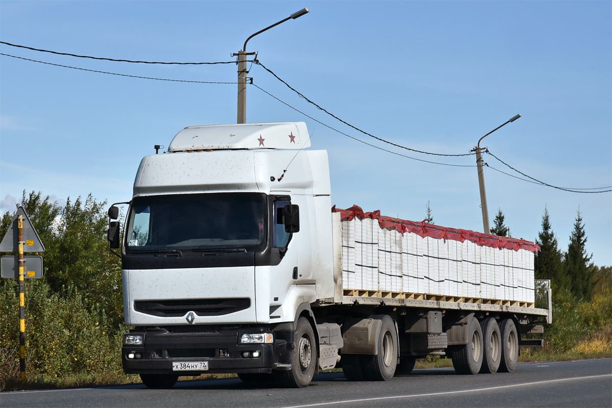 Тюменская область, № Х 384 НУ 72 — Renault Premium ('1996)