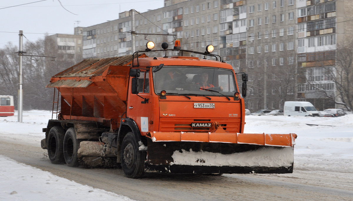 Омская область, № У 953 ХН 55 — КамАЗ-65115-62