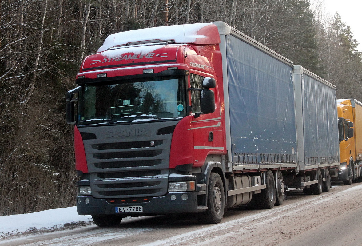 Латвия, № EV-7788 — Scania ('2013, общая модель)