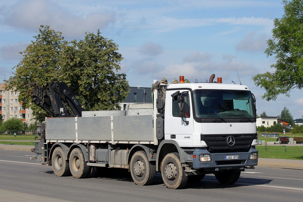 Литва, № LAA 875 — Mercedes-Benz Actros ('2003) 3236