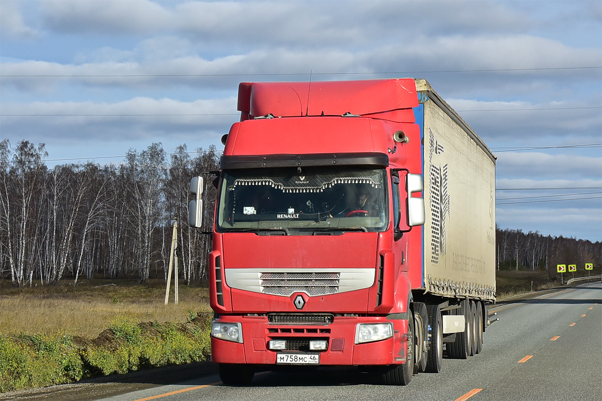 Курская область, № М 758 МС 46 — Renault Premium ('2006)