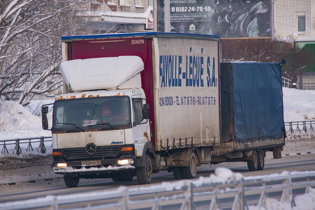 Санкт-Петербург, № Е 926 СН 98 — Mercedes-Benz Atego 917